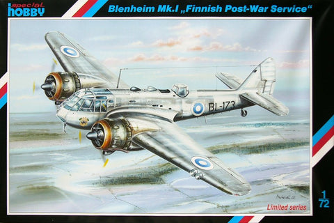 Bristol Blenheim MK I "Finnish Post-War Service" pienoismalli