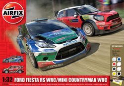 Airfix Mini Countryman Ford Fiesta WRC 2 kpl pienoismalli