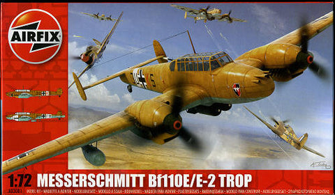 Messerschmitt Bf110E/E-2 Trop pienoismalli