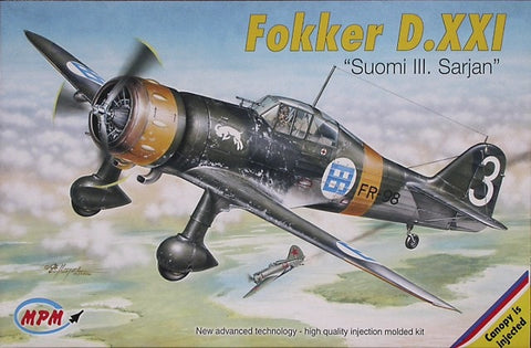 Fokker D.XXI pienoismalli