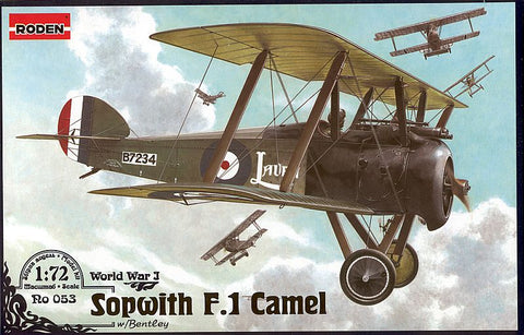 Sopwith F-1 Camel pienoismalli.  1 kpl jäljellä.